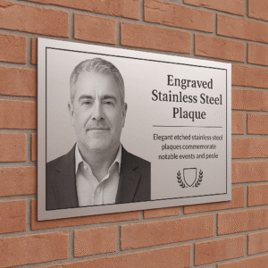 Engraved Stainless Steel Signs, Awards